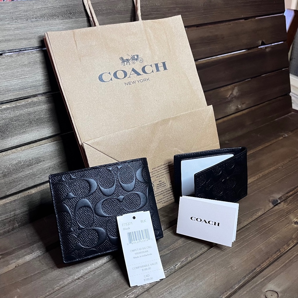 Mens, Wallet, Coach